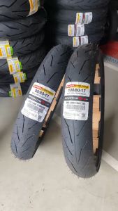 SEPASANG BAN ASPIRA PREMIO SPORTIVO RS01 100/80-17 90/80-17 DEPAN BELAKANG SOFT COMPOUND TAHUN 2024
