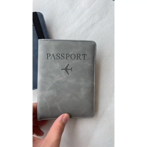 Bao Da Bọc Hộ Chiếu Da Pu Ví Đựng Visa Đa Năng Cầm Du Lịch Tiện Dụng-NIEVE