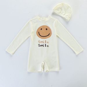 ชุดว่ายน้ําเด็กชายเกาหลีแขนยาว Onesie แห้งเร็ว น่ารัก การ์ตูน ชุดว่ายน้ําเด็ก ฤดูร้อน สินค้าใหม่ เด็กทารก ชุดว่ายน้ํา
