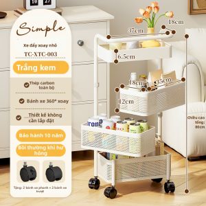 FULINSI | Giá Đựng Đa Tầng Di Động Mỏng cho Gia Đình