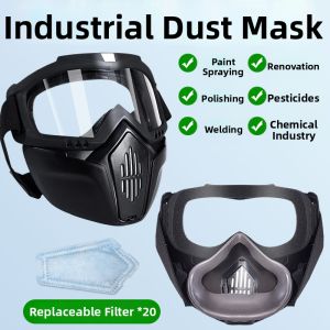 Anti-Spatter Anti-Dust Face Shield for Welder Integrated Design