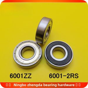 Precision Ball Bearing S6001ZZ 6001ZZ 6001-2RS for Bicycle Mask Machine Deep Groove Ball Bearing Single Row Standard Part