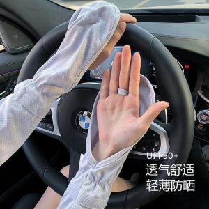 Gang tay chống nắng thông hơi chống tia UV cao cấp tay áo chống năng gang tay lái xe mùa hè cho nữ chống tia cực tím