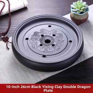 Compact New Chinese Style Water Storing Tea Tray