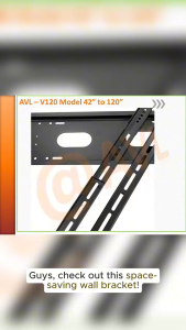TV mount 42"-120" Large Size Fixed TV Mount Wall Bracket SG READY STOCK
