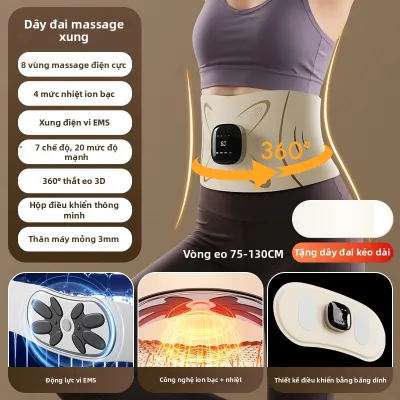 ColorFit | Máy Massage Đai Nóng Thông Minh Giảm Bụng EMS Cho Phụ Nữ