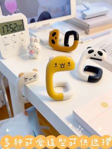 Travel Portable Plastic Bag Cute Animal Hook for Hanging Decorative Table Purse Bag Hooks Wall Hanger Holder Handbag Hanger