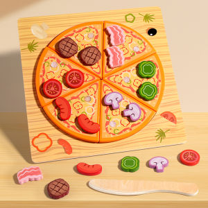 Simulation Pizza Pretend Play Toy Early Education Interactive Dramatic Food Pizza Toys Exquisite Miniature Cookie Play Food Set