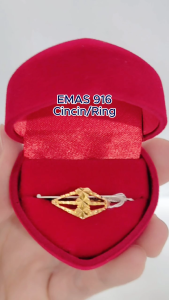 Emas 916 Cincin | Gold 916 Ring RI01+