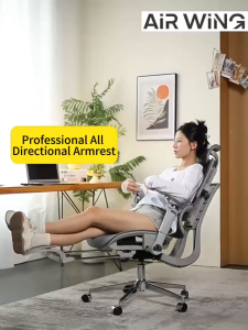 Ergonomic Chair 8D Ergonomic Home Office Chair With Leg Rest and Flip-up Armrest | Mesh Gaming Chair