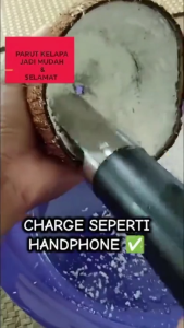 One-touch operation mesin kelapa parut mini Anti-splash Design pemarut kelapa One-button Control parut kelapa electric coconut scraper coconut grater portable