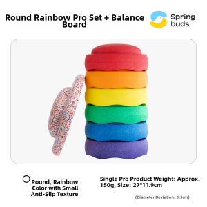 Spring buds | Rainbow Stepping Stones Balance Sensory Educational Toy