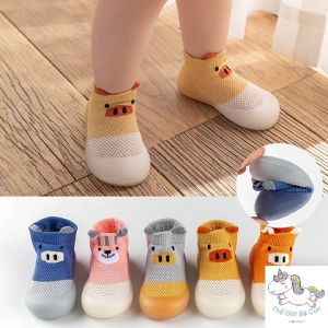 Giày Bún Cho Bé Tập Đi Chất Liệu Chống Trượt Đế Mềm Thoáng Thoải Mái Cho Bé