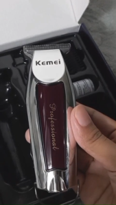 Kemei Profesional Wireless Alat Mesin Cukur Rambut Elektrik Km-9163