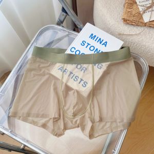 Full Transparent Silk Thin Seamless Trunks