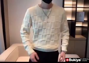 Áo Len Nam Cổ Tròn Dệt Đan Họa Tiết SUKIYA Chất Dày Dặn Mềm Mại AL66