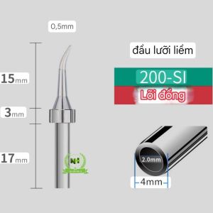 Mũi Hàn Cao Tần Không Chì 200M Sử Dụng Cho Trạm Hàn Cao Tần 203H Quick 205H
