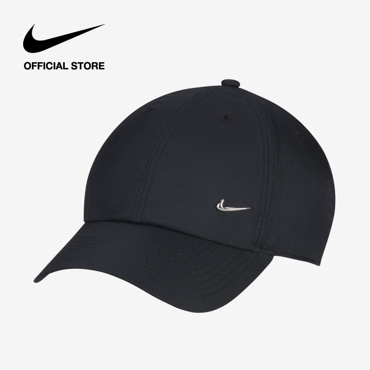 Nike Dri-FIT Club Unstructured Metal Swoosh Cap Black [FB5372