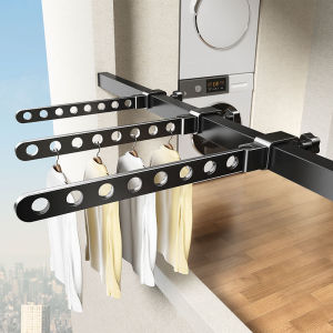No-Drill Aluminum Clothes Drying Rack