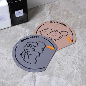 Silicone Floor Drain Trap Cover Traps Drains Toilet Drain Drainage Hole Cover Silicon Stopper Drain Hair Catcher Trap Floor Trap Anti Odour Mat