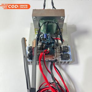 Power Inverter PAC 4 Transistor KD718 STD Lengkap Saklar Jepit Tahan Panas