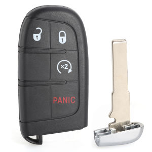 KEYECU M3N-40821302 Smart Remote Key Fob 433MHz for Jeep Renegade Compass C-CUV Trailhawk SIP22 68250335AB 4A Chip