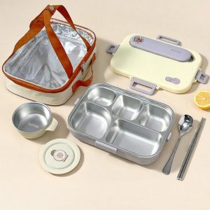 WORTHBUY | Insulated Microwave Safe Lunch Box Stainless Steel 316