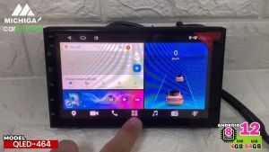 New Model จอแอนดรอยติดรถยนต์ MICHIGA 7QLED 8 Core CPU, 4GB RAM, 64GB ROM, Android 12, 7 Noguchi, APPLECARPLAY/ANDROID AUTO compatible
