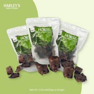 Harley’s Dehydrated Horse Lung Puff Treats for Dogs - All Natural Hypoallergenic