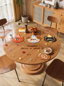 ovzf | Waterproof Oilproof Transparent Round PVC Table Mat