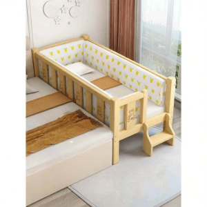 TENGYAGAO | Solid Wood Children Bed with Guardrails