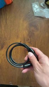 Cycling Wire Rope Metal Lock Reminder Rope Helmet Wire Rope Universal Car Lock Steel Wire Outdoor Lock Bicycle Accessories