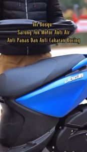 SARUNG JOK MOTOR COVER PELINDUNG JOK ANTI AIR COVER JOK MOTOR HITAM POLOS