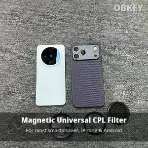 Magnetic Holder Universal 52MM 67mm CPL Filter Circular Phone Camera Lens Polarizer Filter Lens Reduce Glare on Water Fishing