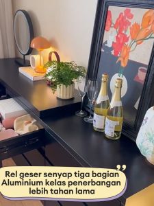 Meja Rias Dapat Rentangkan Meja Rias Meja Kamar Lemari Laci Bedside Table Lemari Kecil Minimalis
