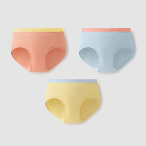 Girls Antibacterial Cotton Underwear Flat Angle Briefs Baby Pants Children Innerwear Comfortable Soft Fabric All Seasons