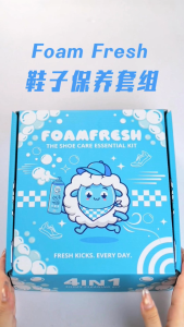 【4 IN 1】FOAMFRESH Shoe Care Essential Box !最全面鞋子保养4件套 !Dry Cleaning + Freshener + Waterproof (East My Cant Ship 东马不能寄)