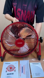 Quạt sạc điện quạt tích điện Tiross TS9178 sải cánh 12 inch - Pin sạc 4 giờ dùng tới 20 giờ - Hàng chính hãng