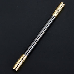 Ruyi Golden Hoop Pen Brass Pure Metal Gel Pen Business Boutique High-End Signature Student Pen Hatband Magnetic Suction