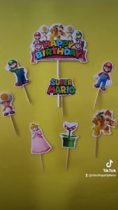 Topper MARIO BROS / Topper Kue Super Mario Luigi