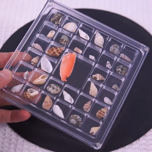 Johor Seller | Magnetic Flip Display Box Clear Acrylic Nail Crystal Diamond Jewelry Storage