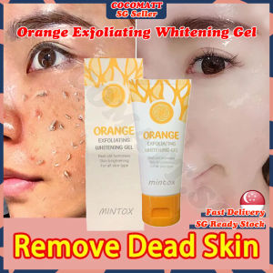 ❤️SG stock❤️ Orange exfoliating whitening gel / Acne blackhead remover / Moisturizing whitening / Body scrub Facial scrub