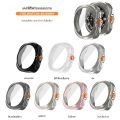เปลี่ยนเป็นกรณี Ultra สําหรับ Samsung Galaxy Watch 7 6 40 มม.44 มม.อัพเกรด Galaxy Watch Ultra 47 มม.กระจกนิรภัยป้องกันหน้าจอ. 