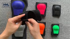 1 Pair Ergonomic Kids Elbow Pads Knee Pads Children Kids Protective Gear Guard Support Cycling