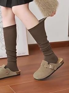 Retro Melard Design Womens Long Tube Socks Mid-calf