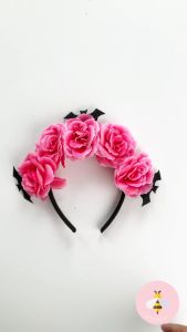Pinky Bee Halloween Bando Bunga Kelelawar 66212100