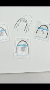 10 Chiếc Nha Khoa Chỉnh Nha Thép Không Gỉ Vòm Bộ Dây Tròn Tự Nhiên/Hình Chữ Nhật Dành Cho Người Lớn Nha Khoa Chỉnh Nha Niềng Răng Chất Liệu