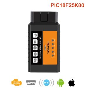 Foxwell fw601 phổ OBD2 WIFI ELM327 V 1.5 pic18f25k80 Máy quét cho Android IOS ODB2 OBD2 Đầu đọc mã Công cụ quét xe ELM327