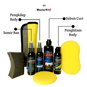 PROMO TERLARIS Paket Lengkap Perawatan Kendaraan Sabun - Pengkilap - Penghitam - Semir Ban | By MasterKits