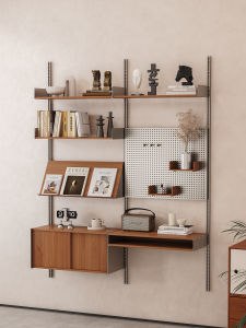 ALEDAN | Stainless Steel Wall Mounted Storage Shelf for Small Apartments